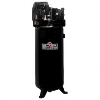 Black Diamond Single Stage Oil Lubricated Stationary Air Compressor, BDLA3706056, 60 Gallon