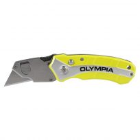 Olympia Hi-Viz Turbofold Utility Neon Knife, 33-205