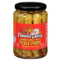 Famous Dave's® Spicy Pickle Spears, 61308, 24 OZ