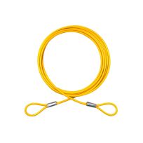 Koch Industries Security Vinyl Covered Cable, Yellow, 7x19, 3/16-1/4 X 20, 001312