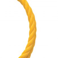 Koch Industries Poly Twisted Rope Yellow, 1/4 X 100 FT, 5000836