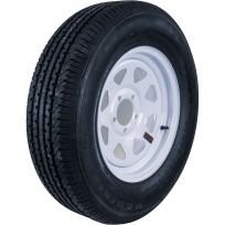 Hi-Run Trailer Tire & Wheel Assembly ST205/75R15 8PR ST100 on 15 X 5 5 - 4.5 WHEEL (8SP), ASR1204