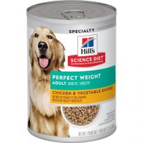 Hill's Science Diet Adult Perfect Weight Chicken & Vegetable Entre Canned Dog Food, 2975, 12.8 OZ Can