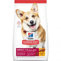 Hill's Science Diet Small Bites Chicken & Barley Dry Dog Food, Adult 1-6, 8183, 5 LB Bag