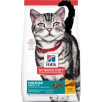 Hill's Science Diet Adult 1-6 Indoor Chicken Recipe Dry Cat Food, 8873, 15.5 LB Bag