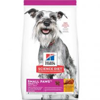 Hill's Science Diet Small Paws Chicken Meal Rice & Barley Dry Dog Food, Adult 7+, 9098, 4.5 LB Bag