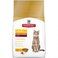 Hill's Science Diet Adult Urinary & Hairball Control Chicken Recipe Dry Cat Food, 10135, 3.5 LB Bag