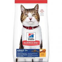 Hill's Science Diet Adult 7+ Active Longevity Chicken Recipe Dry Cat Food, 7104, 4 LB Bag