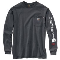 Carhartt Men's Flame Resistant FORCE® Original Fit Midweight Long-Sleeve Logo Graphic T-Shirt