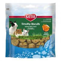 Kaytee Timothy Biscuits Baked Treats baked with Carrots, 100037505, 4 OZ