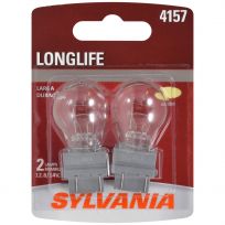 Sylvania 4157 Long Life Mini Bulb, 2-Pack, 4157LL.BP2