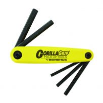 Bondhus Hex GorillaGrip Fold-up Tools, 5-Piece, 12585