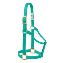 WEAVER EQUINE™ Original Non-Adjustable Nylon Horse Halter, 35-7005-EG, Emerald Green, Average