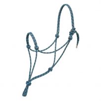WEAVER EQUINE™ Silvertip #95 Rope Halter, 35-9505-W33, Pacific Blue / Navy / Turquoise, Small