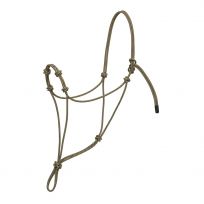 WEAVER EQUINE™ Silvertip Four Knot Rope Halter, 35-9555-C1, Black / Tan, Average