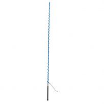 WEAVER EQUINE™ Lunge Whip with Rubber Handle and 11-1/2 IN Popper, 65-5106-BL, Blue, 73 IN
