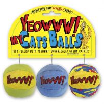 Yeowww! My Cat Balls Catnip Cat Toy, 2000409