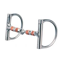 WEAVER EQUINE™ Dee Ring Bit, Roller Mouth, CA-5550, 6 IN