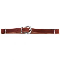 WEAVER EQUINE™ Straight Latigo Leather Curb Strap, 30-1303, Burgundy, Average