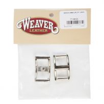 WEAVER EQUINE™ Bagged #Z210 Conway Buckles, Nickel Plated, 77-0031, Nickel Plated, 5/8 IN
