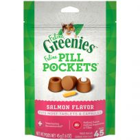 Greenies™ PILL POCKETS™ Natural Soft Cat Treats Salmon Flavor, 10085256, 1.6 OZ Bag