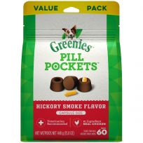 Greenies™ PILL POCKETS™ Hickory Smoke Flavor Dog Treats, 10151050, 15.8 OZ Bag