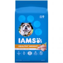IAMS Adult Healthy Weight Control Dry Dog Food with Real Chicken, 10171570, 7 LB Bag