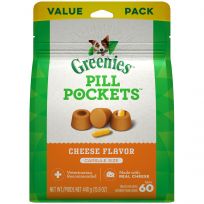 Greenies™ PILL POCKETS™ Cheese Flavor Dog Treats, 10177187, 15.8 OZ Bag