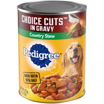 Pedigree CHOICE CUTS in Gravy Adult Canned Wet Dog Food Country Stew, 10177293, 13.2 OZ Can