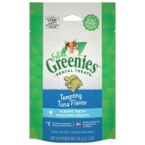 Greenies™ Adult Natural Dental Care Cat Treats, Tempting Tuna Flavor, 10205269, 2.1 OZ Pouch