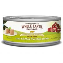 Whole Earth Farms Grain Free with Real Chicken & Turkey Recipe, 8860747, 5 OZ Can
