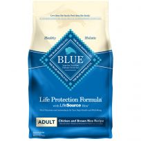 Blue Life Protection Fomrula Adult Chicken & Brown Rice Recipe, 800152, 6 LB Bag