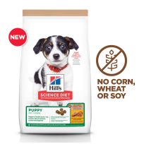 Hill's Science Diet Puppy No Corn, Wheat or Soy Dry Dog Food, Chicken, 604930, 12.5 LB Bag
