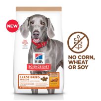 Hill's Science Diet Large Breed No Corn, Wheat or Soy Dry Dog Food, Chicken, Adult 1-5, 604936, 30 LB Bag
