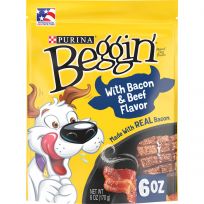 PURINA Beggin Chew Dog Treats with Bacon & Beef Flavor, 6 OZ