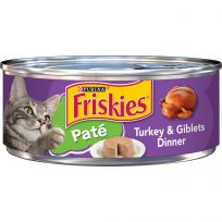 PURINA Friskies Pate Turkey & Giblets Dinner Cat Food, 5.5 OZ Can