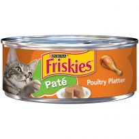 PURINA Friskies Pate Poultry Platter Cat Food, 5.5 OZ Can