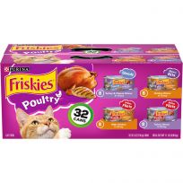 PURINA Friskies Poultry Cat Food, 32-Pack, 5.5 OZ Can