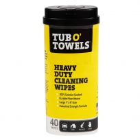 Tub O' Towels Heavy Duty Cleaning Wipes 40-Count, TW40