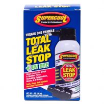 TSI Supercool Total Leak Stop with UV Dye & Applicator Hose, 39241B, 1 OZ