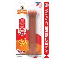 Nylabone Bacon Dog Chew Toy, NB104P, 4 OZ