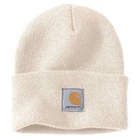Carhartt Knit Cuffed Beanie, A18-WWH, Winter White, One Size Fits All