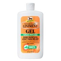 Absorbine Veterinary Liniment Gel - Sore Muscle & Joint Pain Relief, 430504, 12 OZ