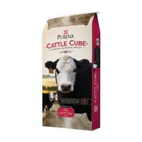 PURINA® Cattle Cube Hi-Energy All-Natural Protein, 51032, 50 LB Bag