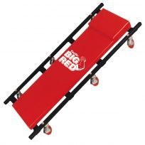 BIG RED Rolling Garage / Shop Creeper  Padded Mechanic Cart With 6 Casters, TR6500, 36 IN