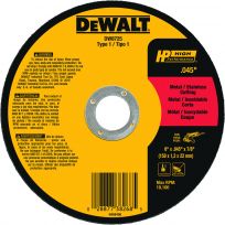 DEWALT Metal and Stainless Cutting Wheel, 6 IN x 0.040 IN x 7/8 IN, DW8725  Z