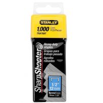 Stanley Heavy Duty Narrow Crown Staples 1/2 IN, 1, 000-Pack, TRA708T