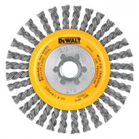 DEWALT Carbon Stringer Wire Wheel, 4 IN x 1/4 IN x .020, DW4925