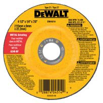 DEWALT Hp Metal Grinding, 7 IN X 1/4 IN, DW4719