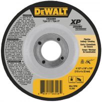 DEWALT Ceramic Metal & Stainless Cutting & Grinding, 4-1/2 IN x 1/8 IN x 7/8 IN, DWA8906